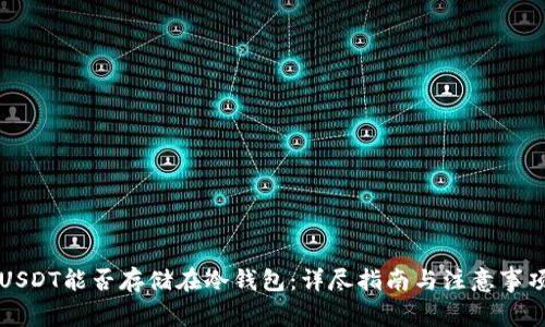 USDT能否存储在冷钱包：详尽指南与注意事项
