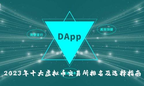 2023年十大虚拟币交易所排名及选择指南